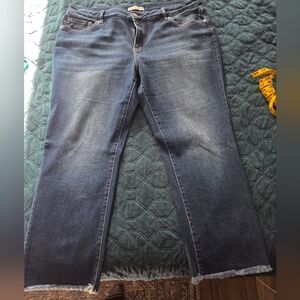 Maurices Dark Blue Straight Leg Jeans